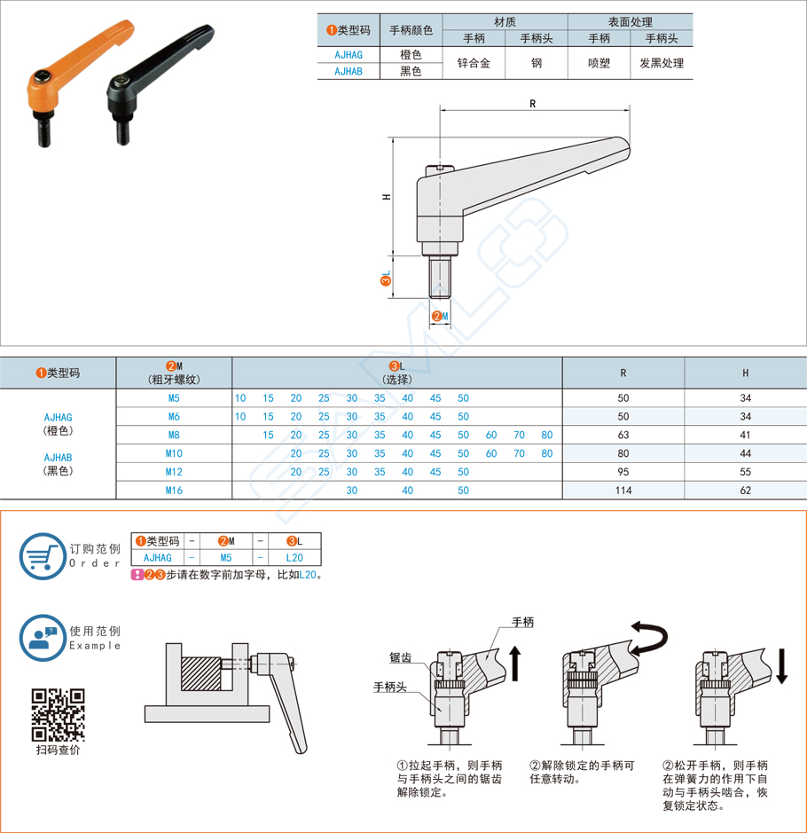 可調(diào)位緊定手柄螺絲使用法 可調(diào)位緊定手柄螺絲使用法