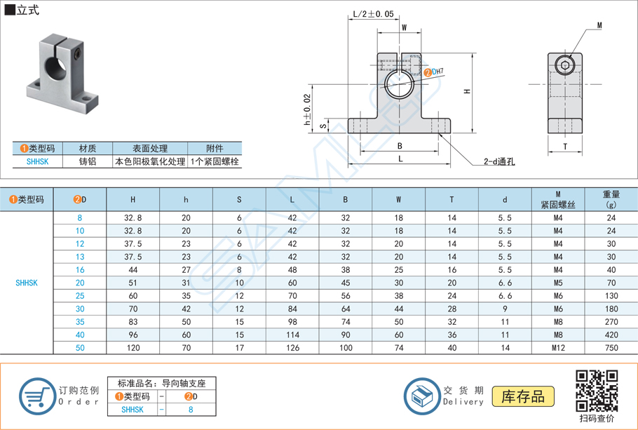 鑄鋁材料的導(dǎo)向軸支座有什么優(yōu)勢